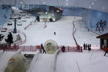 Die Skihalle „Ski Dubai“
